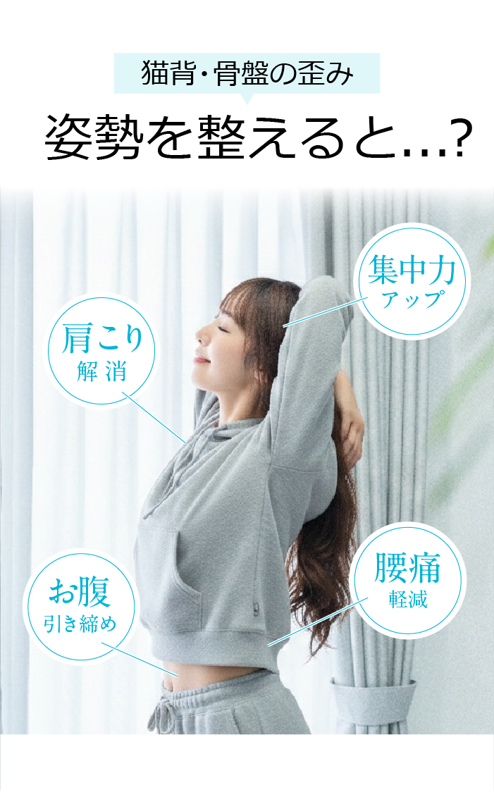 骨盤を整えると