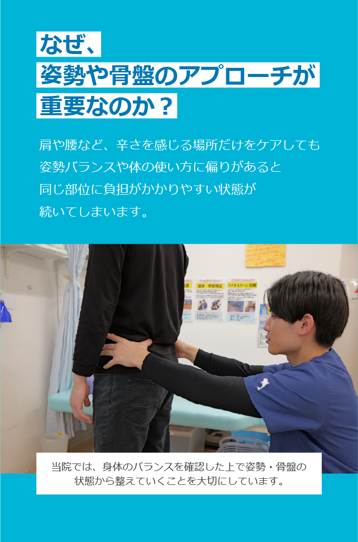 なぜ骨盤のアプローチが重要か
